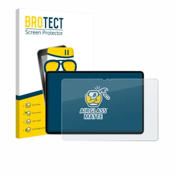 Face avant d’un emballage produit avec le logo de la marque BROTECT. À côté, l’appareil VALE V12X LTE-8128 12.6