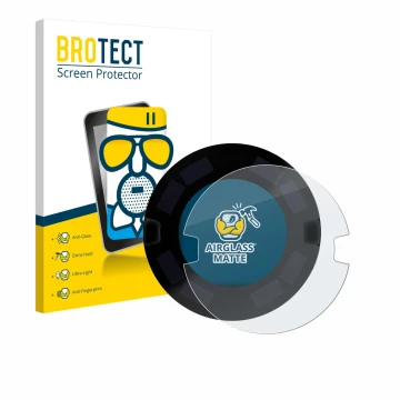 Face avant d’un emballage produit avec le logo de la marque BROTECT. À côté, l’appareil OOONO P-DISC NO3 est représenté avec l