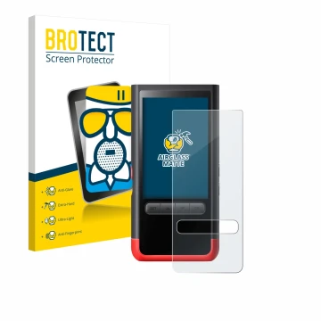 Face avant d’un emballage produit avec le logo de la marque BROTECT. À côté, l’appareil ThermoMaven P2 est représenté avec la 