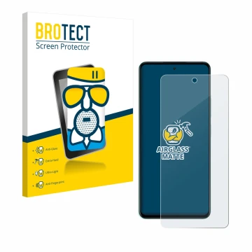 Face avant d’un emballage produit avec le logo de la marque BROTECT. À côté, l’appareil Oppo A5 est représenté avec la protect