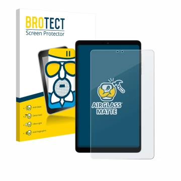 Face avant d’un emballage produit avec le logo de la marque BROTECT. À côté, l’appareil Alldocube iPlay 60 mini est représenté