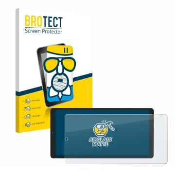 Face avant d’un emballage produit avec le logo de la marque BROTECT. À côté, l’appareil Shelly Wall Display X2 est représenté 