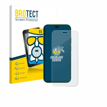 Face avant d’un emballage produit avec le logo de la marque BROTECT. À côté, l’appareil Huawei Nova 15 Ultra est représenté av