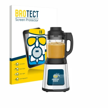Face avant d’un emballage produit avec le logo de la marque BROTECT. À côté, l’appareil Moulinex LM83SD10 est représenté avec 