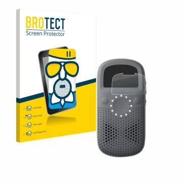 Face avant d’un emballage produit avec le logo de la marque BROTECT. À côté, l’appareil Relay X est représenté avec la protect