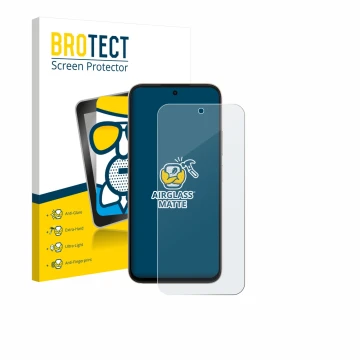 Face avant d’un emballage produit avec le logo de la marque BROTECT. À côté, l’appareil Oppo A6 est représenté avec la protect