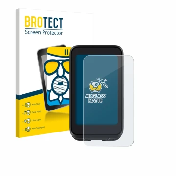 Face avant d’un emballage produit avec le logo de la marque BROTECT. À côté, l’appareil igpsport BiNavi Air est représenté ave