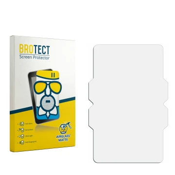 Face avant d’un emballage produit avec le logo de la marque BROTECT. À côté se trouve la protection d’écran correspondante.