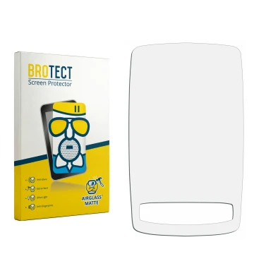 Face avant d’un emballage produit avec le logo de la marque BROTECT. À côté se trouve la protection d’écran correspondante.