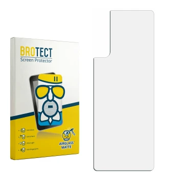 Face avant d’un emballage produit avec le logo de la marque BROTECT. À côté se trouve la protection d’écran correspondante.