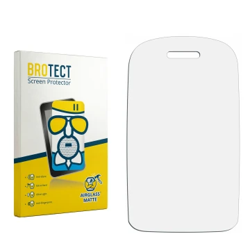 Face avant d’un emballage produit avec le logo de la marque BROTECT. À côté se trouve la protection d’écran correspondante.