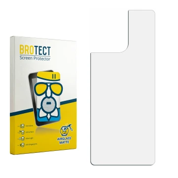 Face avant d’un emballage produit avec le logo de la marque BROTECT. À côté se trouve la protection d’écran correspondante.