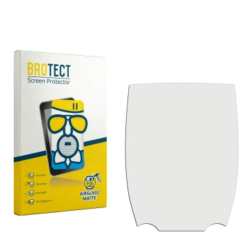 Face avant d’un emballage produit avec le logo de la marque BROTECT. À côté se trouve la protection d’écran correspondante.