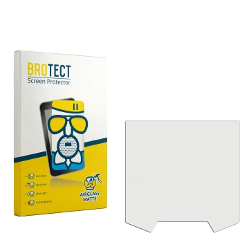 Face avant d’un emballage produit avec le logo de la marque BROTECT. À côté se trouve la protection d’écran correspondante.