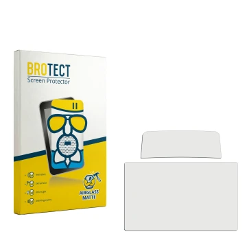 Face avant d’un emballage produit avec le logo de la marque BROTECT. À côté se trouve la protection d’écran correspondante.
