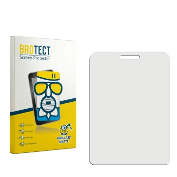 Face avant d’un emballage produit avec le logo de la marque BROTECT. À côté se trouve la protection d’écran correspondante.