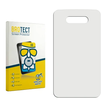 Face avant d’un emballage produit avec le logo de la marque BROTECT. À côté se trouve la protection d’écran correspondante.