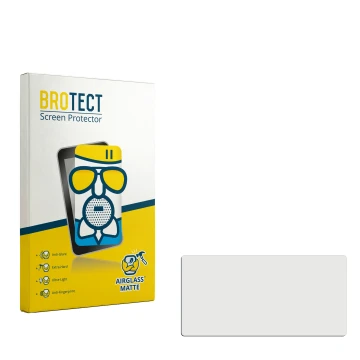 Face avant d’un emballage produit avec le logo de la marque BROTECT. À côté se trouve la protection d’écran correspondante.