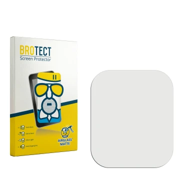 Face avant d’un emballage produit avec le logo de la marque BROTECT. À côté se trouve la protection d’écran correspondante.