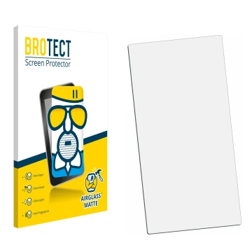 Face avant d’un emballage produit avec le logo de la marque BROTECT. À côté se trouve la protection d’écran correspondante.