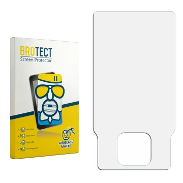 Face avant d’un emballage produit avec le logo de la marque BROTECT. À côté se trouve la protection d’écran correspondante.