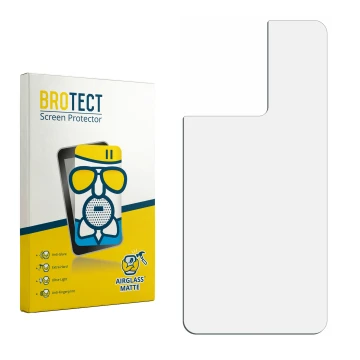 Face avant d’un emballage produit avec le logo de la marque BROTECT. À côté se trouve la protection d’écran correspondante.