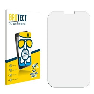 Face avant d’un emballage produit avec le logo de la marque BROTECT. À côté se trouve la protection d’écran correspondante.
