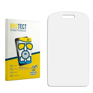 Face avant d’un emballage produit avec le logo de la marque BROTECT. À côté se trouve la protection d’écran correspondante.