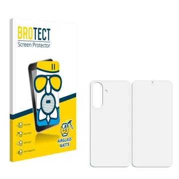 Face avant d’un emballage produit avec le logo de la marque BROTECT. À côté se trouve la protection d’écran correspondante.