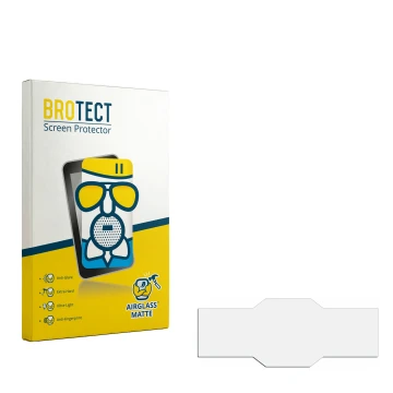 Face avant d’un emballage produit avec le logo de la marque BROTECT. À côté se trouve la protection d’écran correspondante.