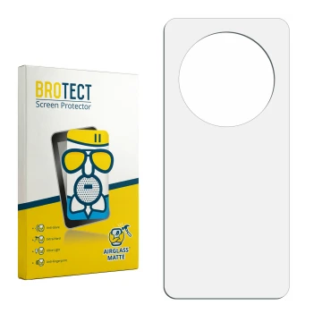 Face avant d’un emballage produit avec le logo de la marque BROTECT. À côté se trouve la protection d’écran correspondante.