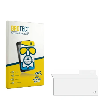 Face avant d’un emballage produit avec le logo de la marque BROTECT. À côté se trouve la protection d’écran correspondante.