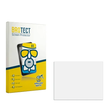 Face avant d’un emballage produit avec le logo de la marque BROTECT. À côté se trouve la protection d’écran correspondante.