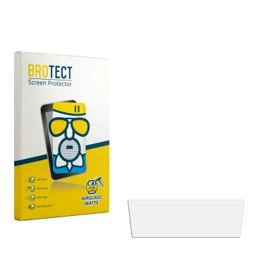 Face avant d’un emballage produit avec le logo de la marque BROTECT. À côté se trouve la protection d’écran correspondante.