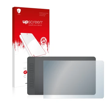Face avant d’un emballage produit avec le logo de la marque upscreen. À côté, l’appareil Gaomon PD1560 est représenté avec la 