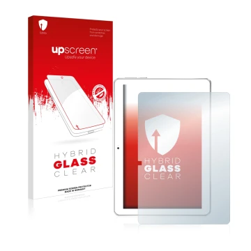 Face avant d’un emballage produit avec le logo de la marque upscreen. À côté, l’appareil Toscido X108 10