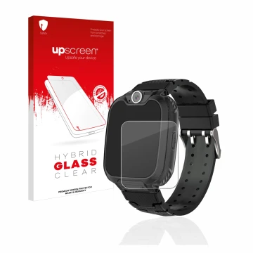 Face avant d’un emballage produit avec le logo de la marque upscreen. À côté, l’appareil Pthtechus G-612 est représenté avec l