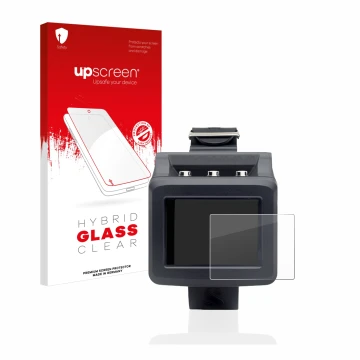 Face avant d’un emballage produit avec le logo de la marque upscreen. À côté, l’appareil Uwatec Galileo G2 est représenté avec