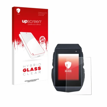 Face avant d’un emballage produit avec le logo de la marque upscreen. À côté, l’appareil Sigma ROX 11.1 Evo est représenté ave