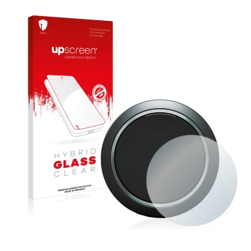 Face avant d’un emballage produit avec le logo de la marque upscreen. À côté, l’appareil OOONO CO-Driver NO1 est représenté av