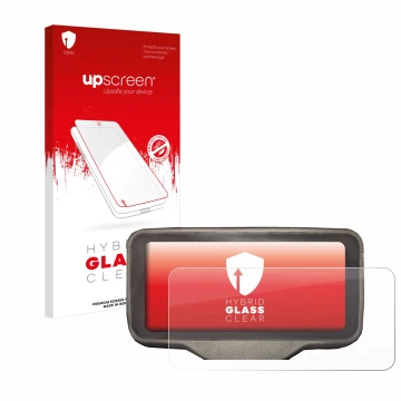 Face avant d’un emballage produit avec le logo de la marque upscreen. À côté, l’appareil Horwin SK3 est représenté avec la pro