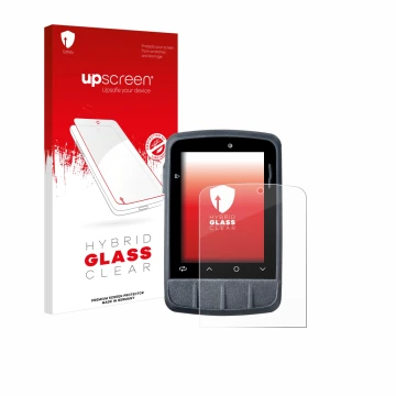 Face avant d’un emballage produit avec le logo de la marque upscreen. À côté, l’appareil Giant Dash M200 est représenté avec l