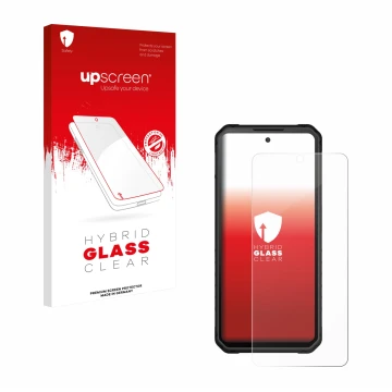 Face avant d’un emballage produit avec le logo de la marque upscreen. À côté, l’appareil iiiF150 Raptor est représenté avec la