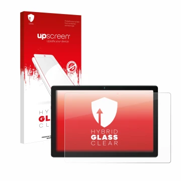 Face avant d’un emballage produit avec le logo de la marque upscreen. À côté, l’appareil HotLight HLT1001 10