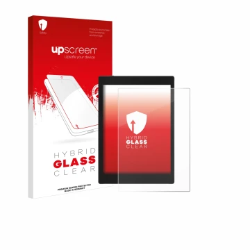 Face avant d’un emballage produit avec le logo de la marque upscreen. À côté, l’appareil Boox Tab Mini C est représenté avec l