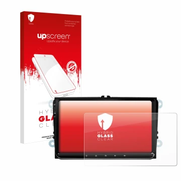 Face avant d’un emballage produit avec le logo de la marque upscreen. À côté, l’appareil Eonon 53 SE est représenté avec la pr
