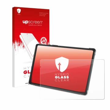 Face avant d’un emballage produit avec le logo de la marque upscreen. À côté, l’appareil Yestel T13 est représenté avec la pro