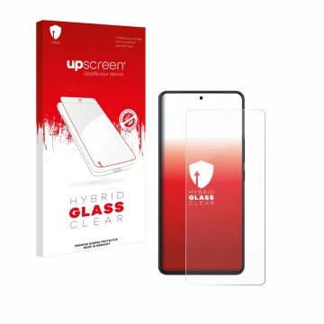 Face avant d’un emballage produit avec le logo de la marque upscreen. À côté, l’appareil ASUS ZenFone 11 Ultra est représenté 