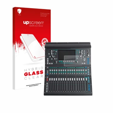 Face avant d’un emballage produit avec le logo de la marque upscreen. À côté, l’appareil Allen&Heat SQ5 est représenté avec la