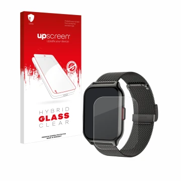 Face avant d’un emballage produit avec le logo de la marque upscreen. À côté, l’appareil Narcid P95 2